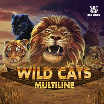 Redtiger : Wild Cats Multiline - HIGHBET33